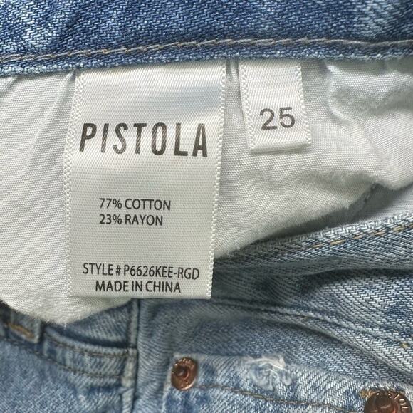 EUC | Pistola Denim | Jen Slouchy Boyfriend Distressed Jeans | Primrose | 25 - Picture 9 of 15
